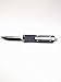 OTF Mid-Size Dbl Action Safety Knife Drop Point Textured Blk