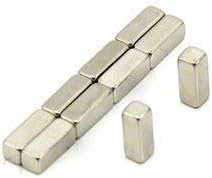 45H Neodymium Magnet for Arts Crafts, Model Making, DIY and Hobbies - 3mm x 3mm x 8mm thick - 0.5kg Pull - Pack of 10