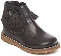 Girls Leather Chelsea Dealer Boots Size 4 5 6 7 8 9 10 11 12 Infant Fringe Detail