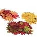 Super Bulk Pack Autumn Mixture of 500 Artificial Colorful Fall Leaves