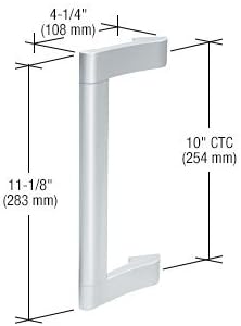 Crl Satin Anodized Finish Extruded Aluminum Pull Handle Amazon Com
