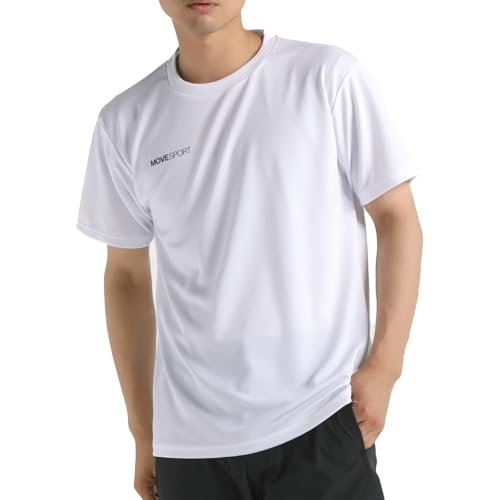 DESCENTE(デサント) デサント 半袖 バレー クルーネック 吸汗速乾 ストレッチ トレーニング ワンポイント ドライ インナー メンズ レディース 男女兼用 シンプルST4FHTZ0MB_WH00_XO