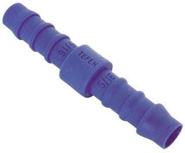 TEFEN 8mm Nylon Barbed Tubing Connector Fuel Hose Inline Repair Joiner
