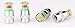 JessicaAlba® New Car Tire Pressure Monitor Valve Cap w/Sensor Indicator 3 Color Eye Alert 4Pcs