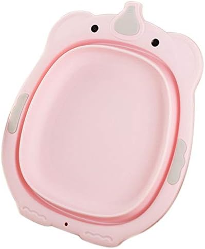 Xzante Lavabo Plegable Para Ni Os Lavado Del Culo Para Bebe Lavabo Para Bebe Portatil Ba Era A Prueba De Roturas De Plastico Lavabo De Pie Cara Azul Higiene Y Cuidado Palanganas