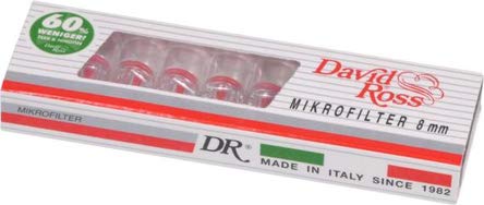 David Ross Cigarette Microfilter 8 mm 6 x 10 Filters