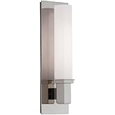 Hudson Valley Lighting 320-PN Walton - One Light Wall Sconce - 4.5 Inches Wide by 15 Inches High, Polished Nickel Finish with