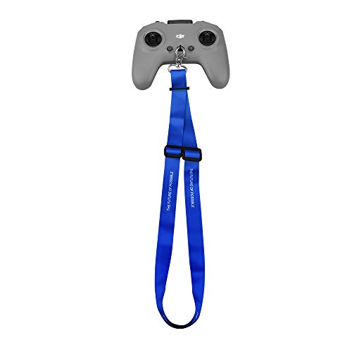 FPV Remote Controller Adjustable Lanyard Hanging Neck Strap Anti-Fall for DJI FPV Accessories (Blue) - Image 2