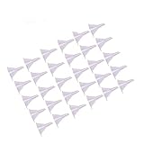 Bestsupplier 30 PCS Mini Clear Plastic Funnels (PP) for Essential Oils,Small Samples of Perfume Liquid Emulsion,Sand Art