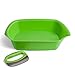 Salad Chopper Set with Mezzaluna Knife and Chopping Tray by messless … (Chopping Set (Knife + Tray))