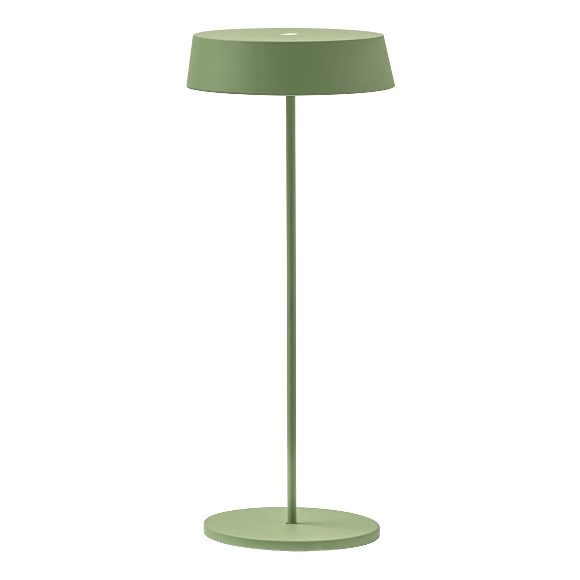 Inemuri Portable Wireless Rechargeable LED Table Lamp with USB Touch Dimmable IP54 Indoor/Outdoor H 38cm 2.2W Warm Light 2700K 12 Hours Autonomy (Green Apple)