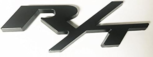 x1 Black R/T Emblem Set Replaces OEM Dodge Mopar Charger Challenger R / T Badge