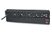 APC Rack Mount PDU, Basic 100V-120V/15A, (10) Outlets, 1U Horizontal Rackmount (AP9562) primary