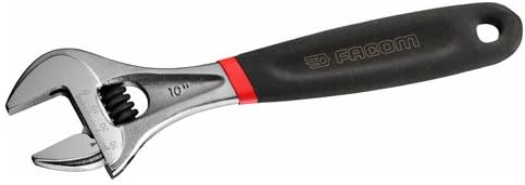 Elite Choice Facom Sheathed Chrome Adjustable Spanner 8" (1) - Min 3yr Warranty