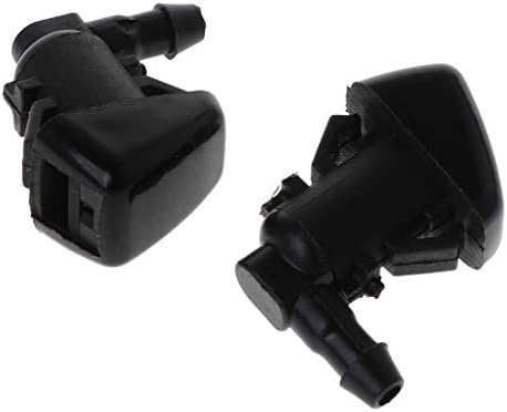 FlowerPEI 2 Pcs Car Windshield Wiper Spray Jet Washer Water Nozzle Squirter Nozzles Kits for Auto 07-11 55157319AA 4806312AA Spray Jet Kit