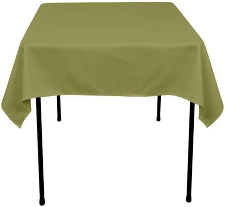 Square Polyester Tablecloth 54x54 Inches (AVOCADO) By Runner Linens Factory