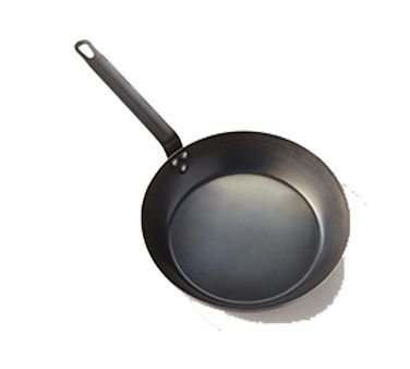 American Metalcraft BSFP12 Fry Pan, Black Steel, 12" Dia.