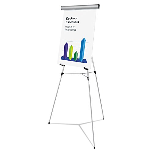 Universal Heavy Duty Presentation Easel, 69" Maximum Height, Metal, Silver
