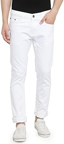 Ben Martin Men’s Regular Fit Jeans (White-40) Ben Martin Men’s Regular Fit Jeans (White-40)