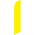 Solid Yellow Feather Banner Swooper Flag Sign, Replacement Flag Only