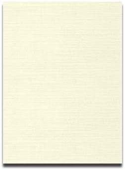 Neenah CLASSIC LINEN 12 x 18 Card Stock - Classic Natural White - 100lb Cover - 250 PK