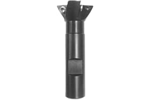 HHIP 2075-0508 60 Degree Indexable Dovetail Cutter, 3 Flute, 1-7/8" Cutting Diameter, 3/4" Shank, 2.95" OAL, 1-7/8" Cutting D