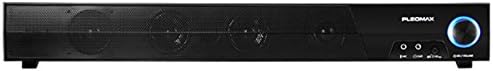 PLEOMAX PBS-ER100 2.0 Channel Multimedia USB Sound Bar 3.5mm Stereo, Headphone Jack, Microphone Jack