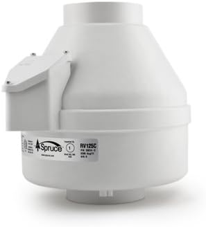 HomeAire Spruce RV125 Inline Ventilation Fan