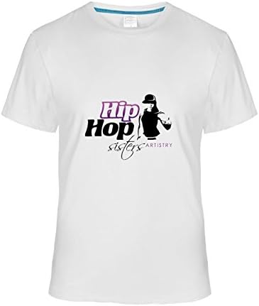 ABNER Men's logo hip hop sisters artistry tee white
