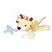 Dr. Brown's Baby Lovey Pacifier and Teether Holder, Lion with White HappyPaci, 100% Silicone, 0-6m