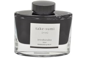 Namiki Refills Iroshizuku Take-Sumi Bamboo Charcoal Black 50mL Bottled Ink - N69224