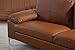 Leather Sectional Sofa, L-Shape Couch with Chaise, 108.7