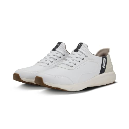 [プーマ] ランニングシューズ SOFTRIDE フレックス LSL EASE IN ワイド 313769 PUMA White-Strong Gray 29.5 cm