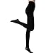 Anmengte Womens Winter Black Warm Velet Stretchy High Waist Leggings Elastics Pantihose (FBA) (S/M, 01)