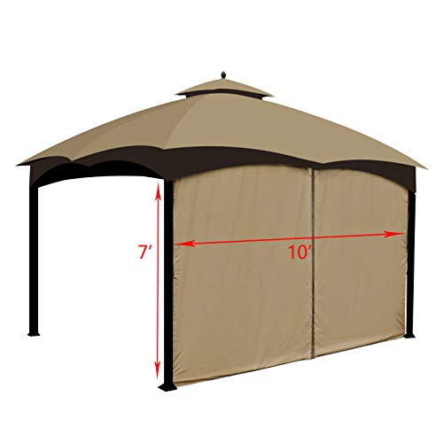 Gazebo Universal Replacement Privacy Curtain Gafrem Canopy Panel Side