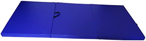 5th Season 4'X6'X2.95" PU Leather Floding Gymnastics Exercise Mats with Hook and Loop Fasteners Trainer For Kids Home Indoor&amp;Outdoor Exercise Workout