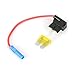 Pixnor 12V ATO ATC Add A Circuit Fuse Tap Piggy Back Standard Blade Fuse Holder with 20A Blade Fuse - Size M