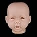 Prettyia Silicone Baby Doll Head Sculpt Unpainted Mold for 22