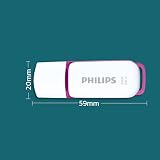 Philips Snow 64GB USB 3.0 Flash Drive - Purple view 8