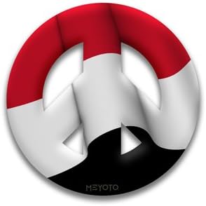 Peace Symbol Magnet of Yemen