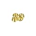 Strike Industries 1911 Grip Slimline Screw Bushings with True 24k Gold Coating x4 pcs (Screws Sold Separaetly)