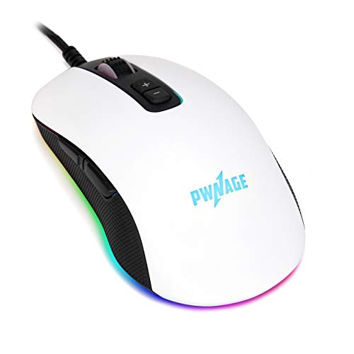 Pwnage FPS Gaming Mouse Altier Pro White Edition 3360 Optical