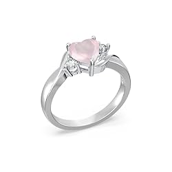 Shusukue Customized Natural Rose Quartz Ring 925