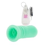 California Exotic Novelties Sue Johanson Glow-in-the-dark Vibrating Super Head Honcho, White