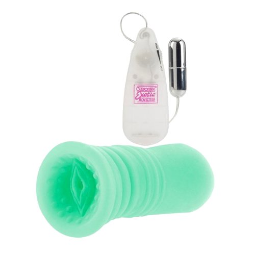 California Exotic Novelties Sue Johanson Glow-in-the-dark Vibrating Super Head Honcho, White