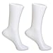Mannequin Foot Sock Sox Display Mold Short Stocking Mannequin White-2PCS (Style A)