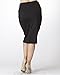 Women’s Knee Length Pencil Skirt – High Waisted Midi – Office Wear – Stretchy – Plus and Regular Size – Made in USA