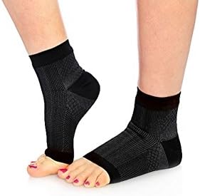 Plantar Fasciitis Compression Sock - Unisex, 1 Pair, Arch Support - Foot Compression Sleeve (Sm/M)