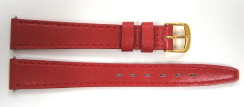 Timex 13mm Red Genuine Calf Leather Band