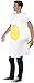 Smiffys mens Egg Adult Sized Costumes, White, One Size US
